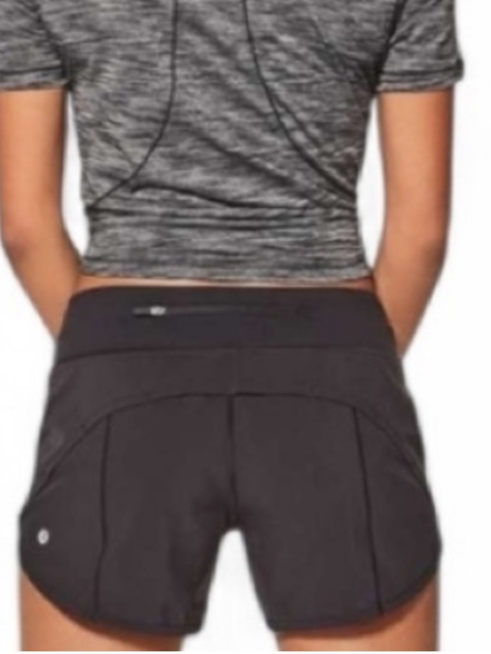 lululemon speed up short size 14 black Atleisure Athletic Shorts